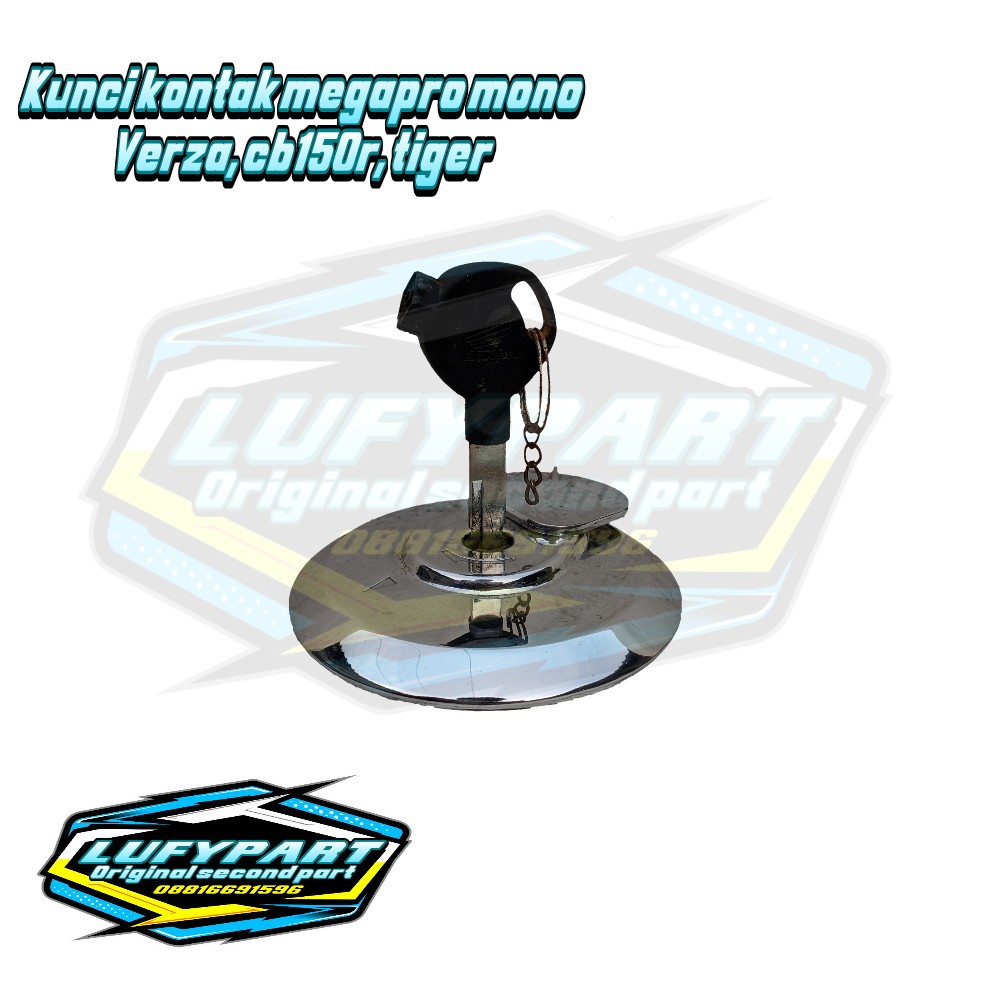 tutup tangki set kunci original copotan motor cb150r old, new megapro mono, verza,megapro,tiger