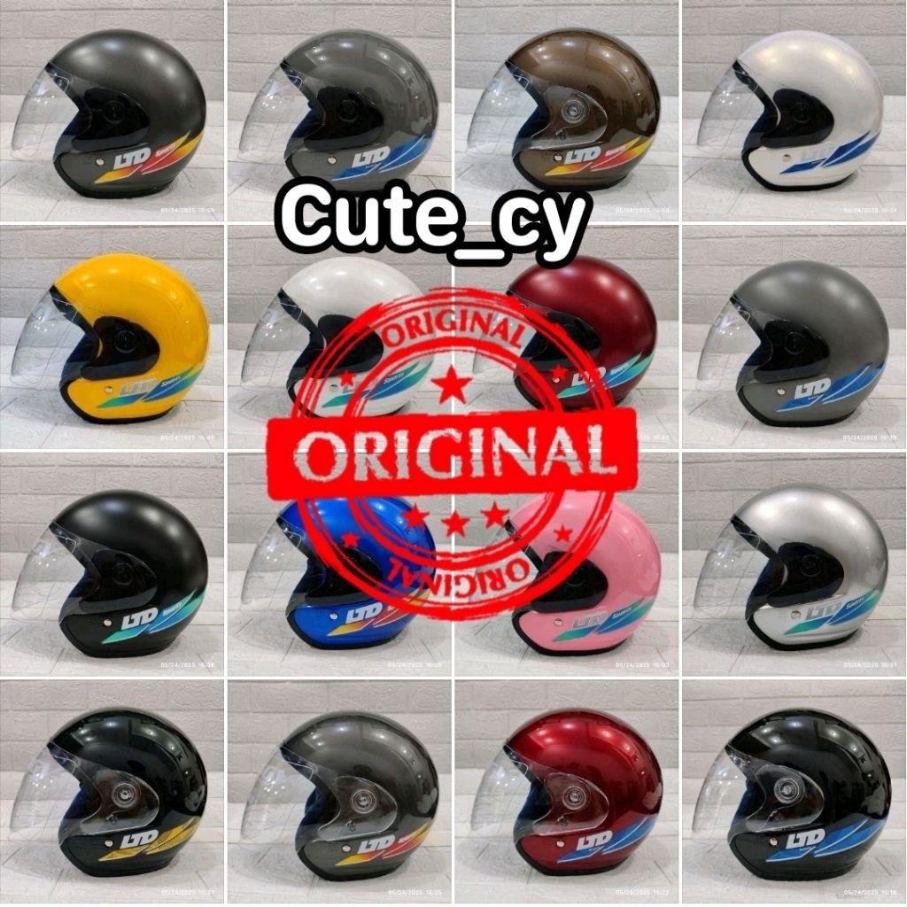 Helm Baru LTD Sport Non Pet Original 100% Malaysia Free Bbrwrap dan Box