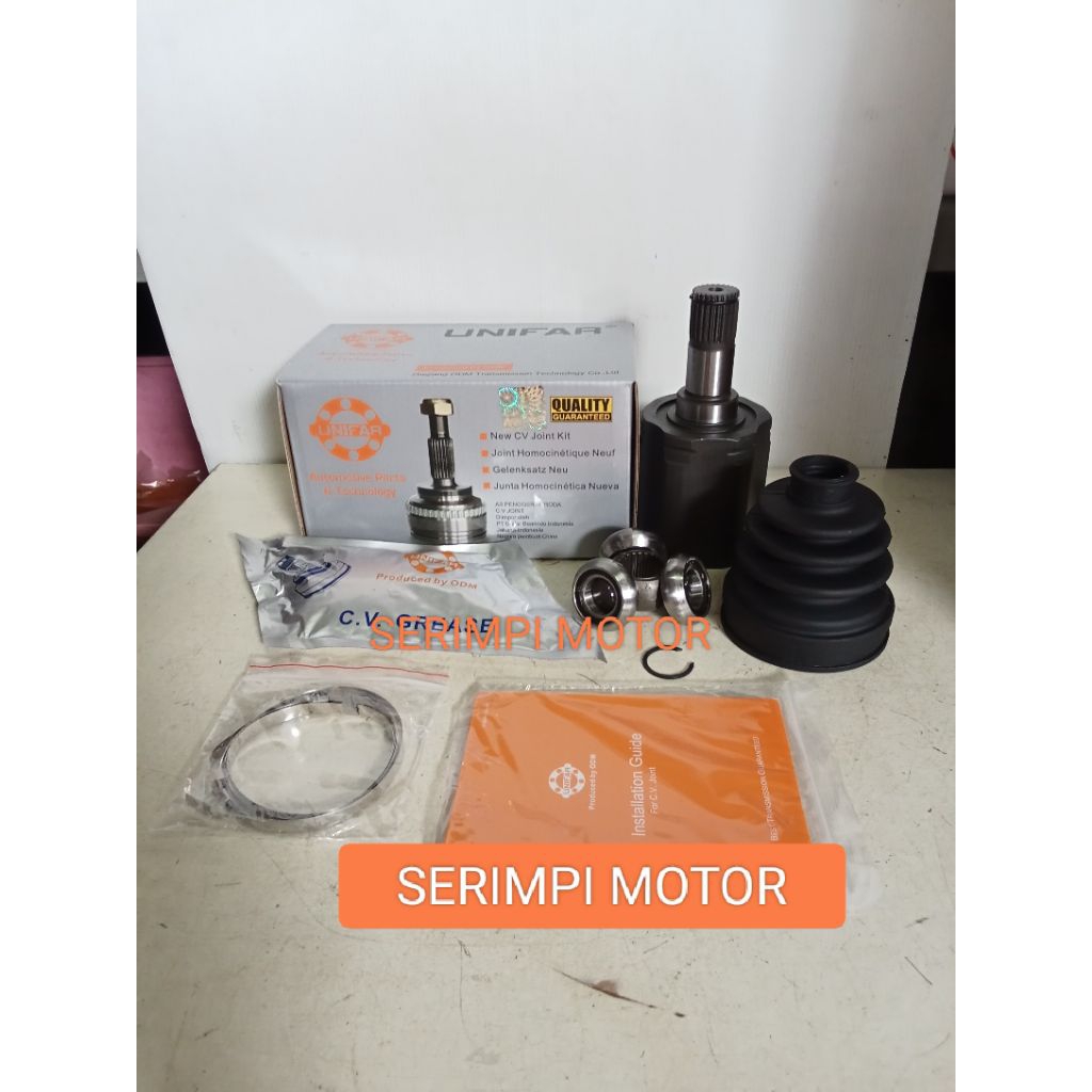 Cv joint as roda dalam BRV matic UNIFAR
