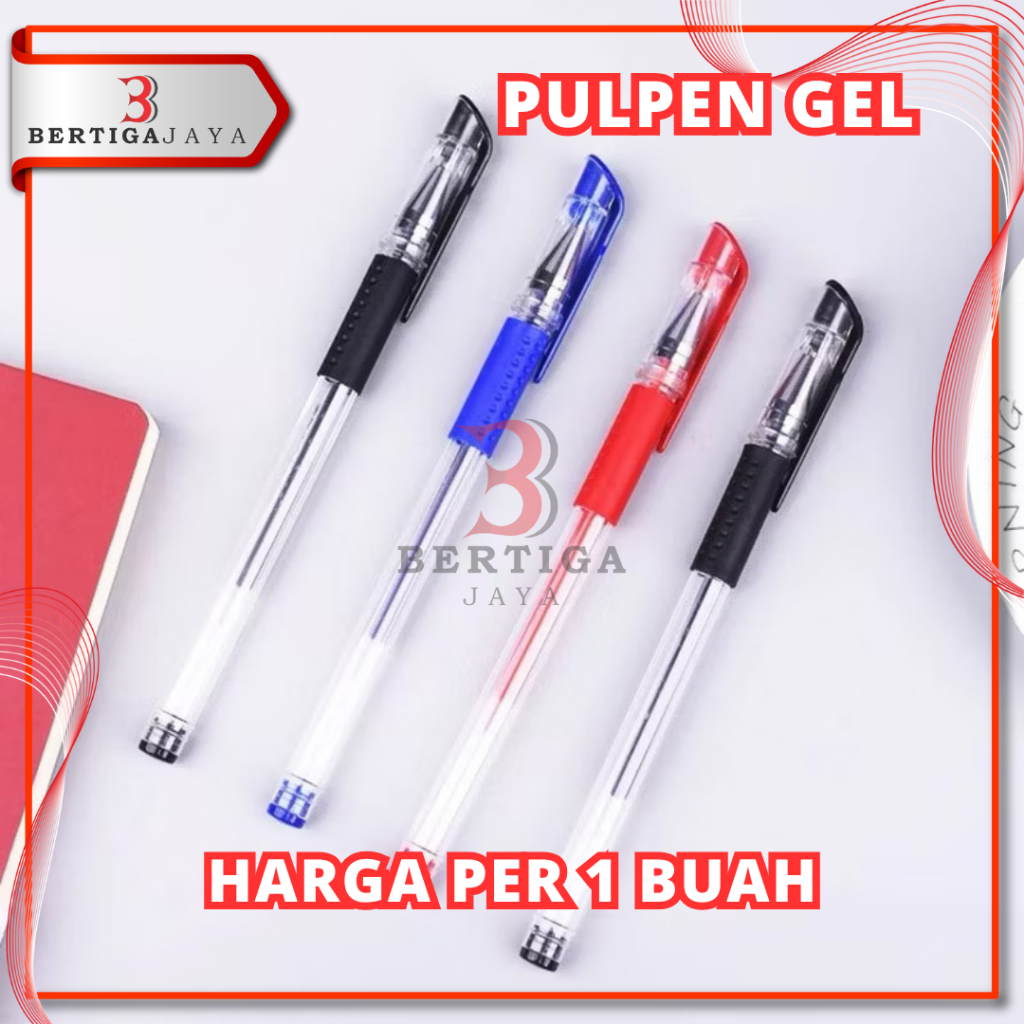 

BJ Pena Gel 0.55mm Standard Pulpen tinta cair Alat Tulis Sekolah Kantor