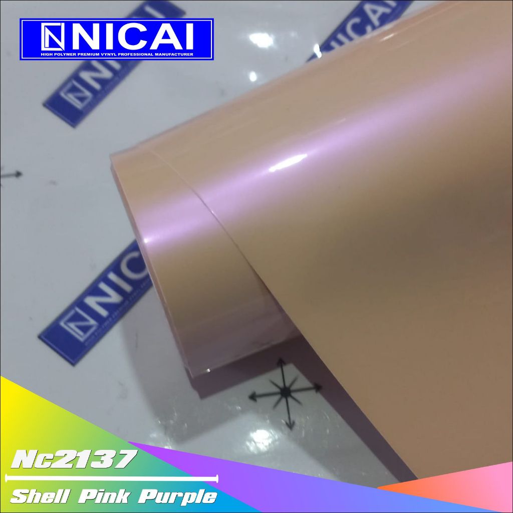 Stiker skotlite Shell Pink Purple Nicai premium