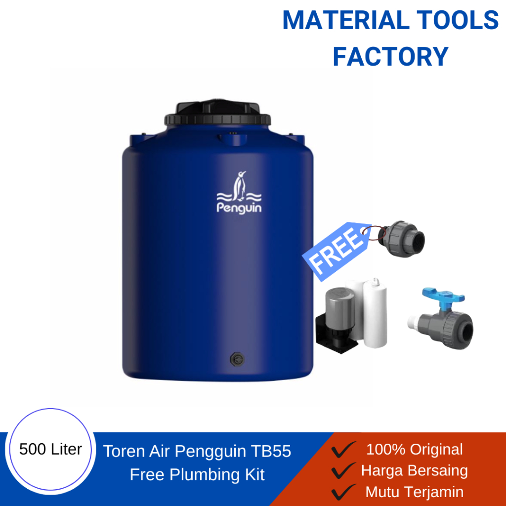 Tangki Pengguin 500liter TB55 / Toren Air Pengguin 500liter