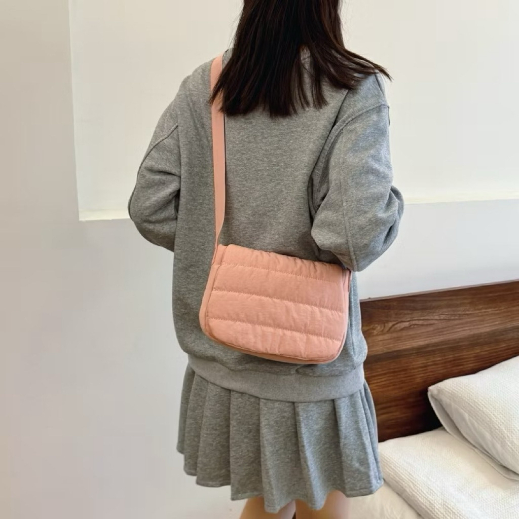 Tas Selempang Puffy Poofy Bag Puffy Sling Bag Mini Halus Style