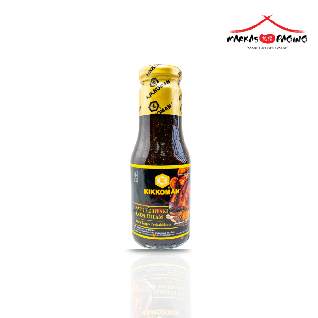 

KIKKOMAN TERIYAKI LADA HITAM Teriyaki Black Pepper Sauce - Markasdaging