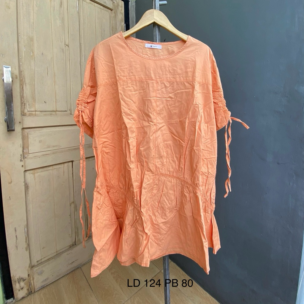 Dress wanita lengan pendek | tunik pendek | Preloved baju wanita murah | Atasan wanita