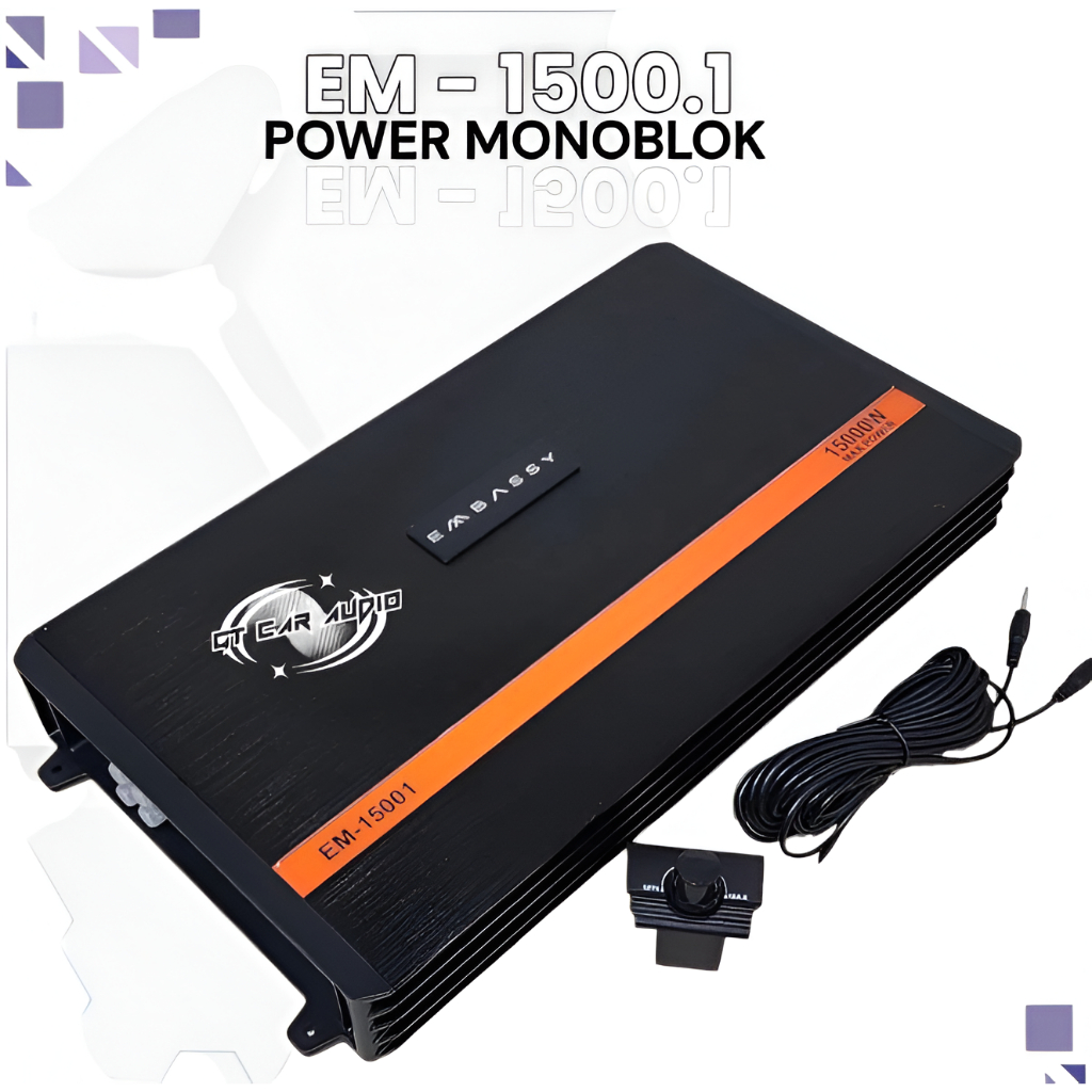 Power Monoblok Embassy 1ch EM 1500.1 Class D - Embassy Monoblok 1ch