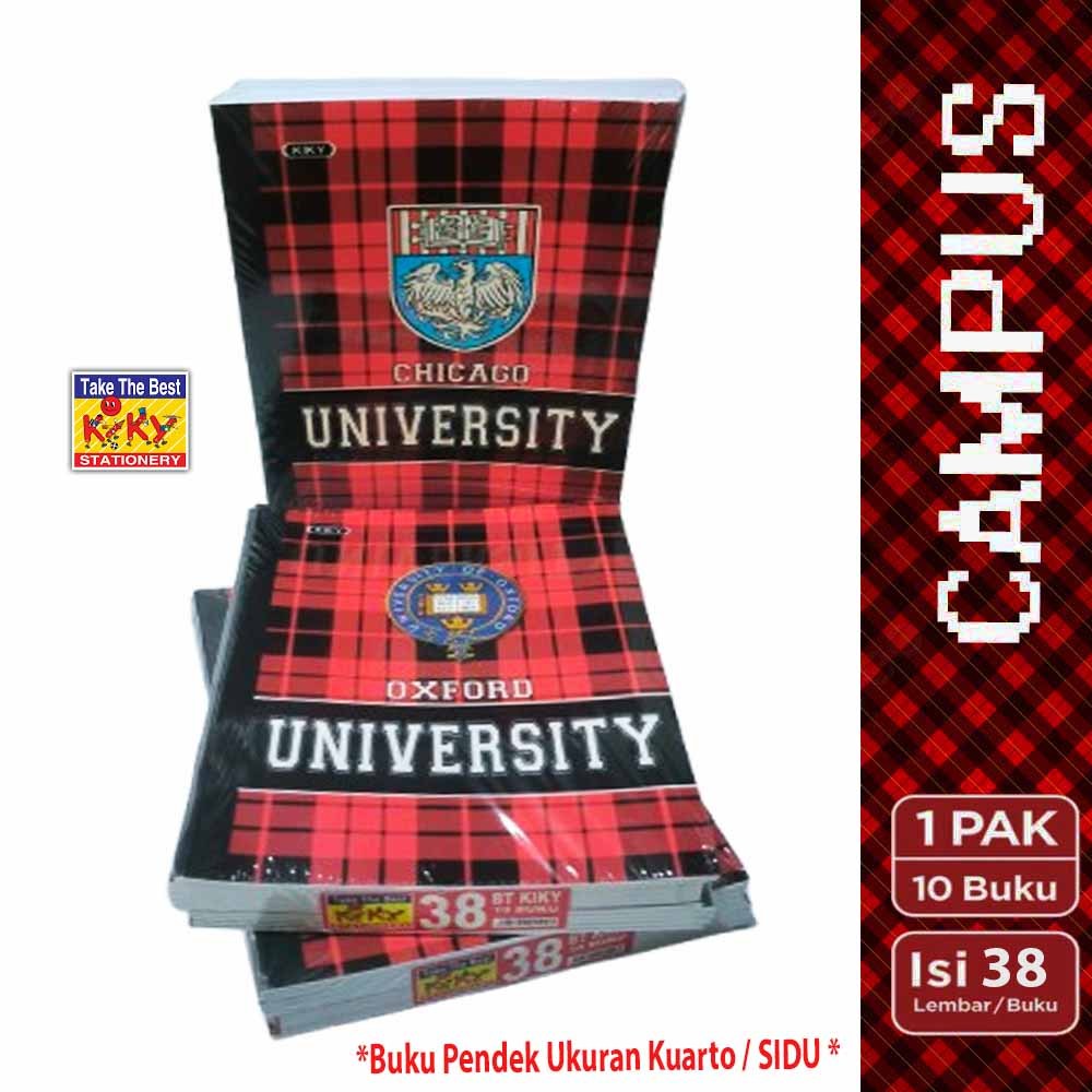 

Ay00! Buku Tulis Campus 58 Lembar Kiky (10pc) / 1 Pack Buku Tulis CAMPUS Pendek 38 Lembar Isi 10 Pcs