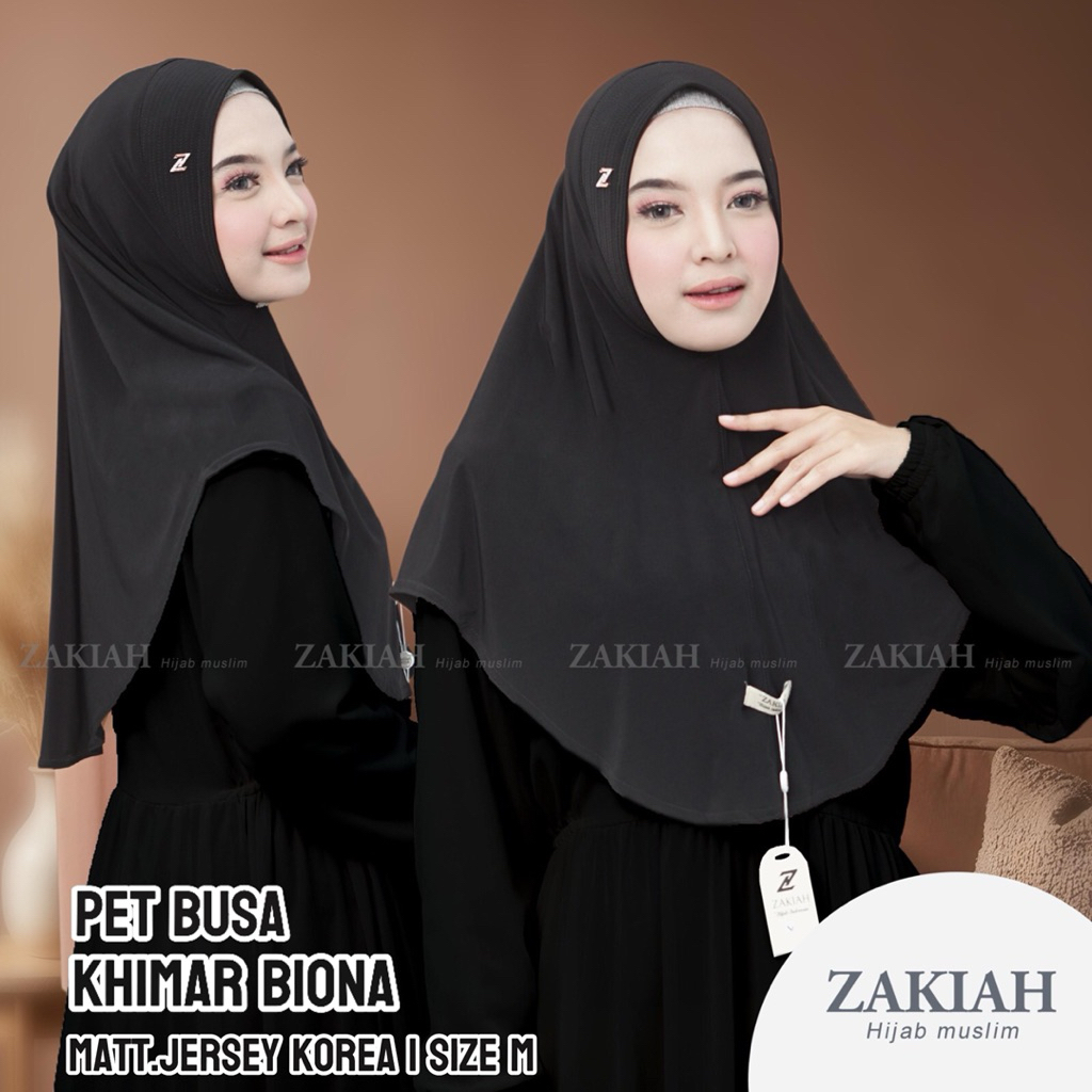 KHIMAR DAILY BIONA ZAKIAH // KHIMAR BIONA PET BUSA DAILY// HIJAB KHIMAR BIONA DAILY PET BUSA
