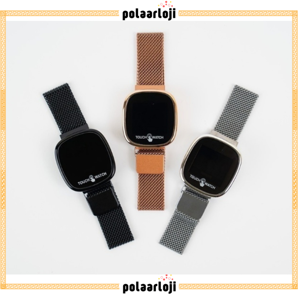 ORIGINAL PA JAM TANGAN LED DIGITAL PRIA WANITA RANTAI MAGNET ELECTRONIC FASHION COUPLE ANAK REMAJA