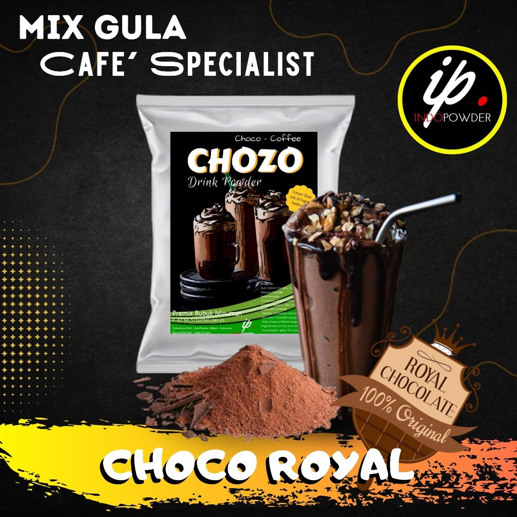 

IP Jakarta - Bubuk Minuman CHOCO ROYAL 1Kg untuk Cafe, Waralaba, Resto dan Usaha Minuman Kekinian