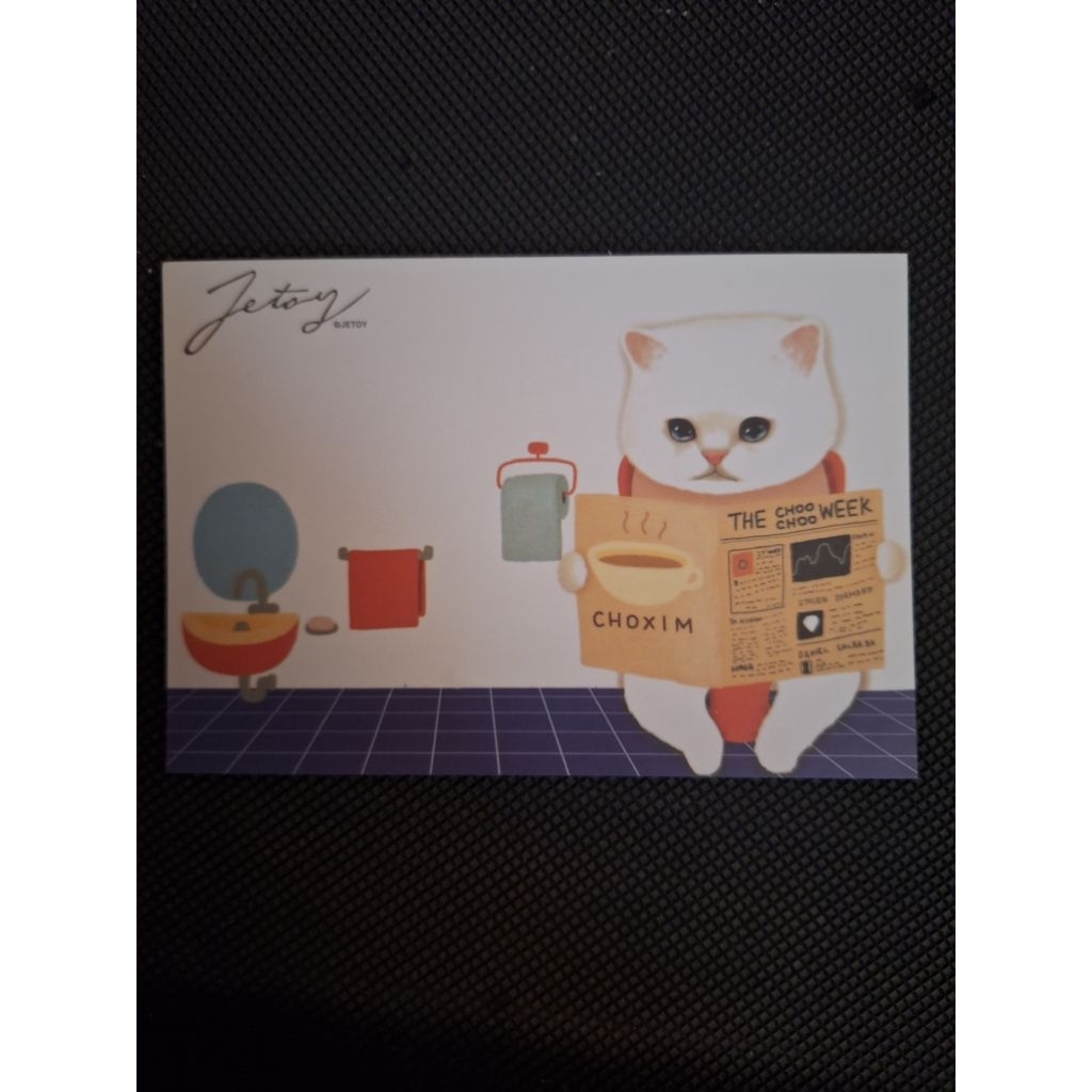 

kartu pos kucing Jetoy/Jetoy cat postcard