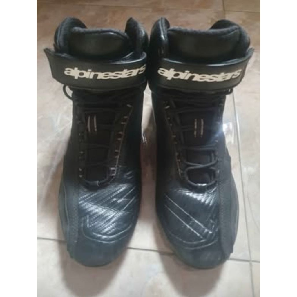 Sepatu race/touring ALPINESTAR faster Black Original