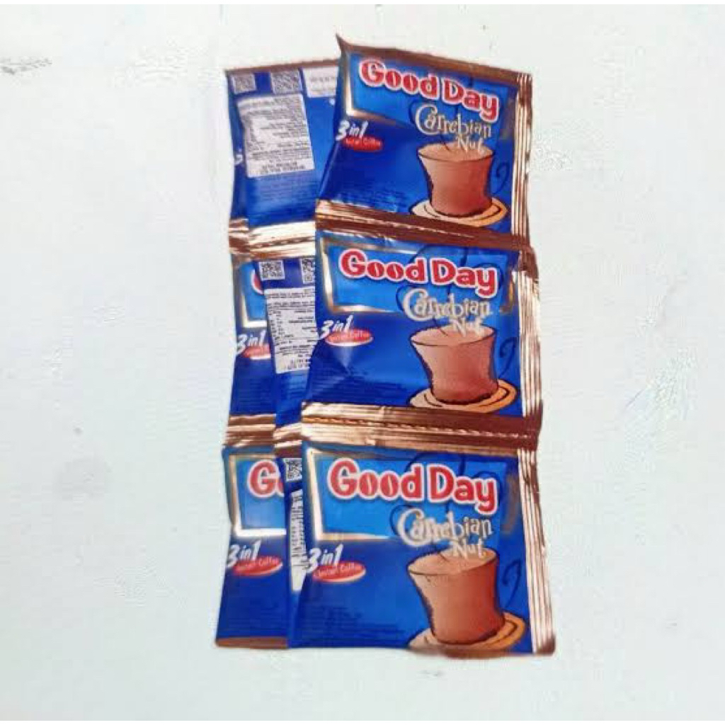 

(1 RENCENG) GOOD DAY KOPI CARREBIAN NUT 20 gr ISI 10 PCS