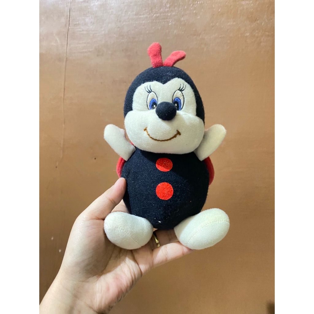 Boneka Karakter Ladybug Kecil size 18cm / Boneka Kepik Lucu / Boneka Hewan Kepik / Boneka Ladybug