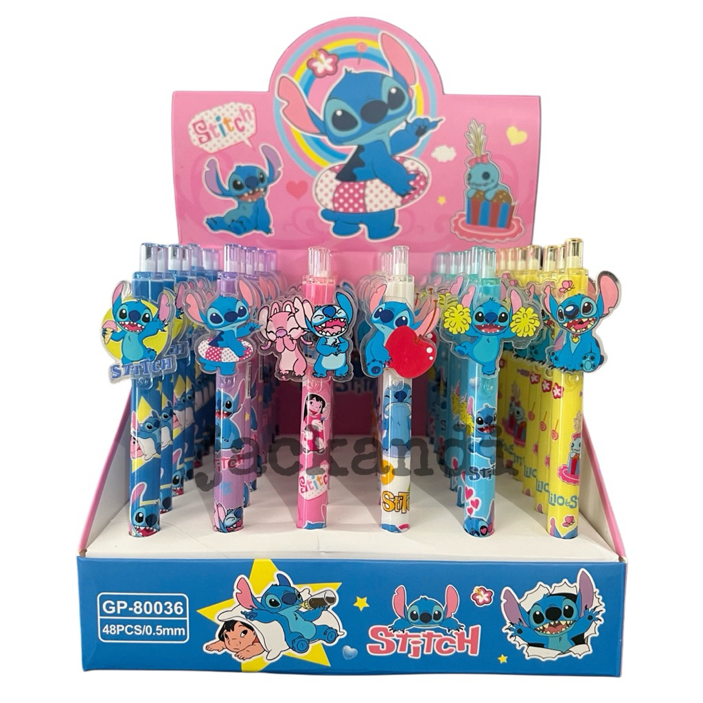 

Pulpen Anak Stitch Akrilik Pen Karakter Lucu Imut 0.5mm
