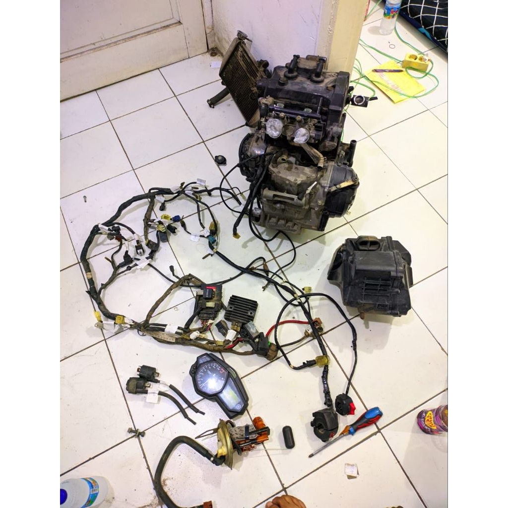 Mesin Yamaha R25 / MT25 Original Copotan Segel