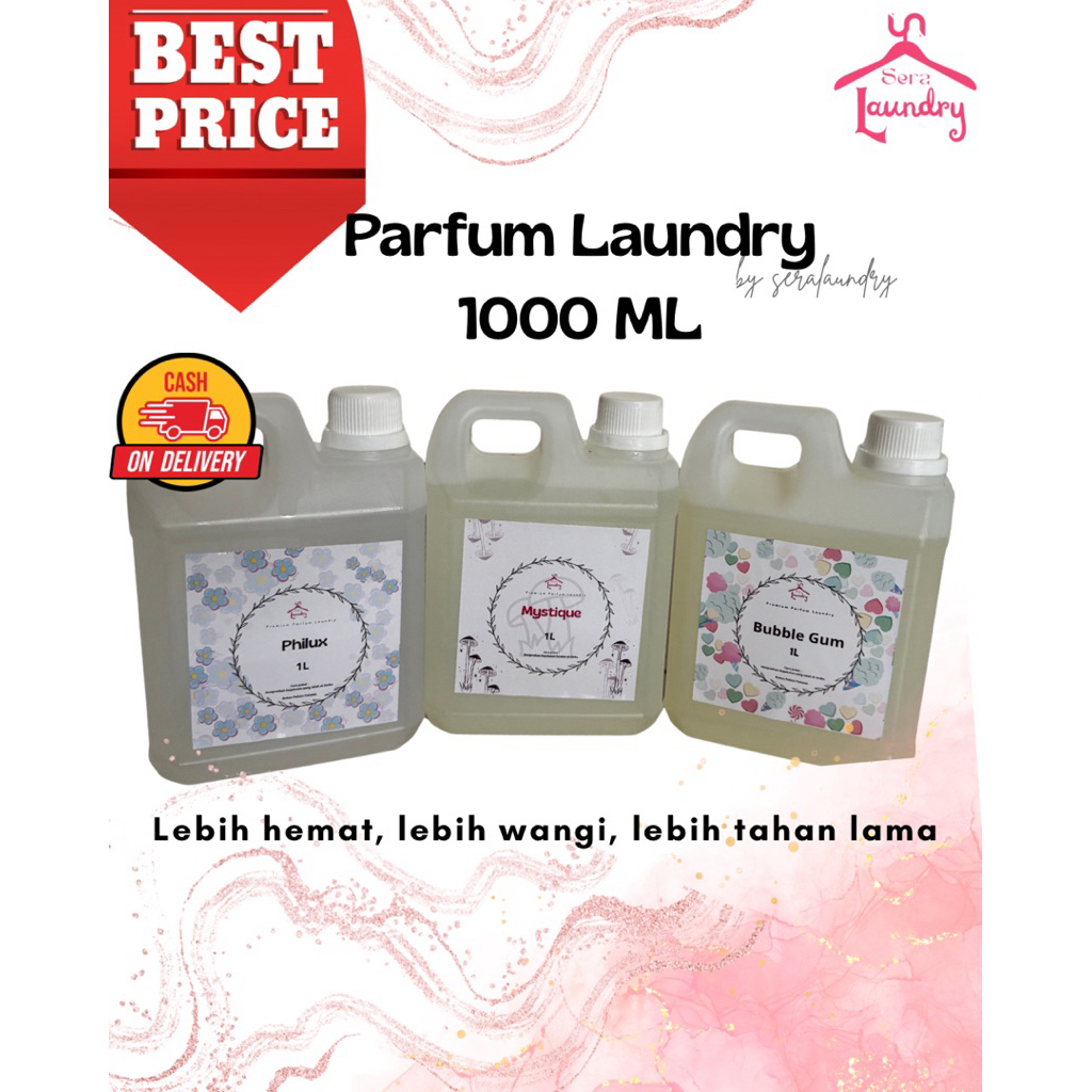Parfum Laundry 1000ML / ParfumHemat /ParfumLaundryGradeSuper /PArfumLaundryPremium