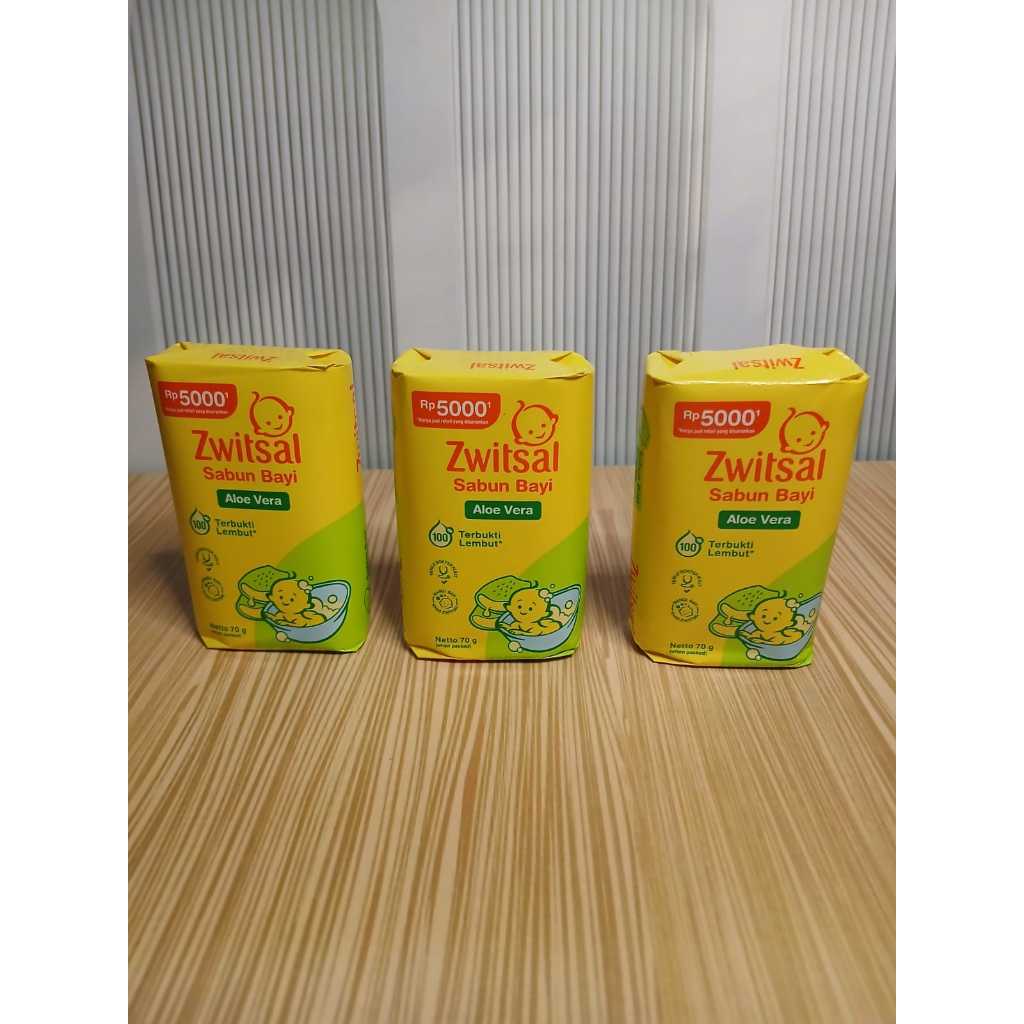 PAKET Zwitsal Baby Sabun Batang Classic 3 x 70 gr [PAKET 3 PCS]