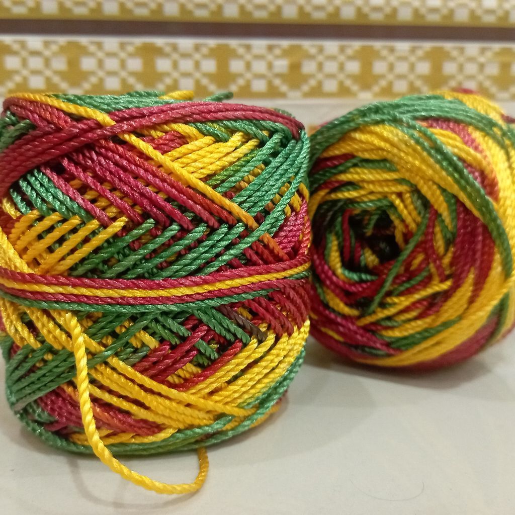 BENANG RAJUT NILON GRADASI // BENANG RAJUT NILON SEMBUR - 1PCS