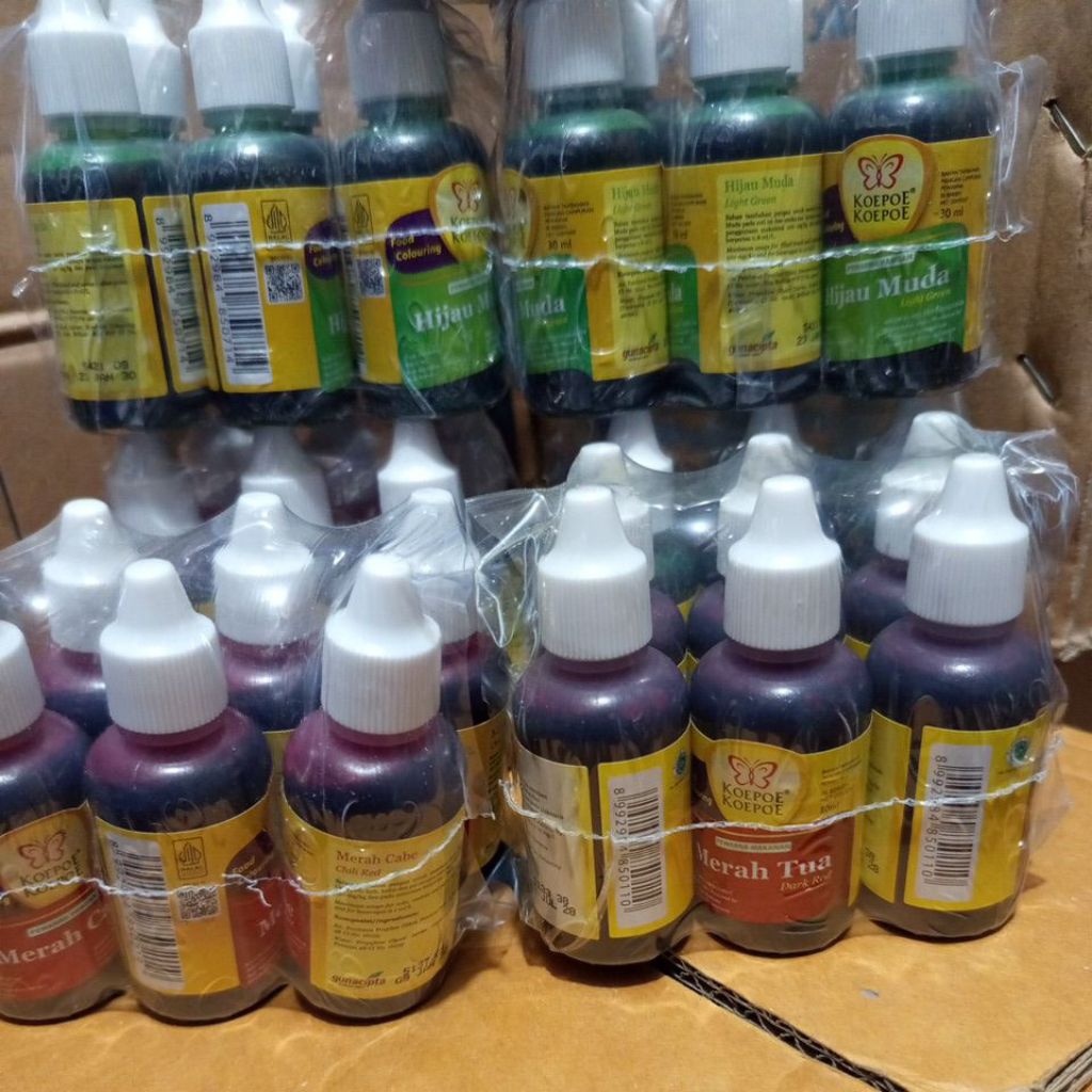 

Pewarna makanan kupu 30ml semua warna