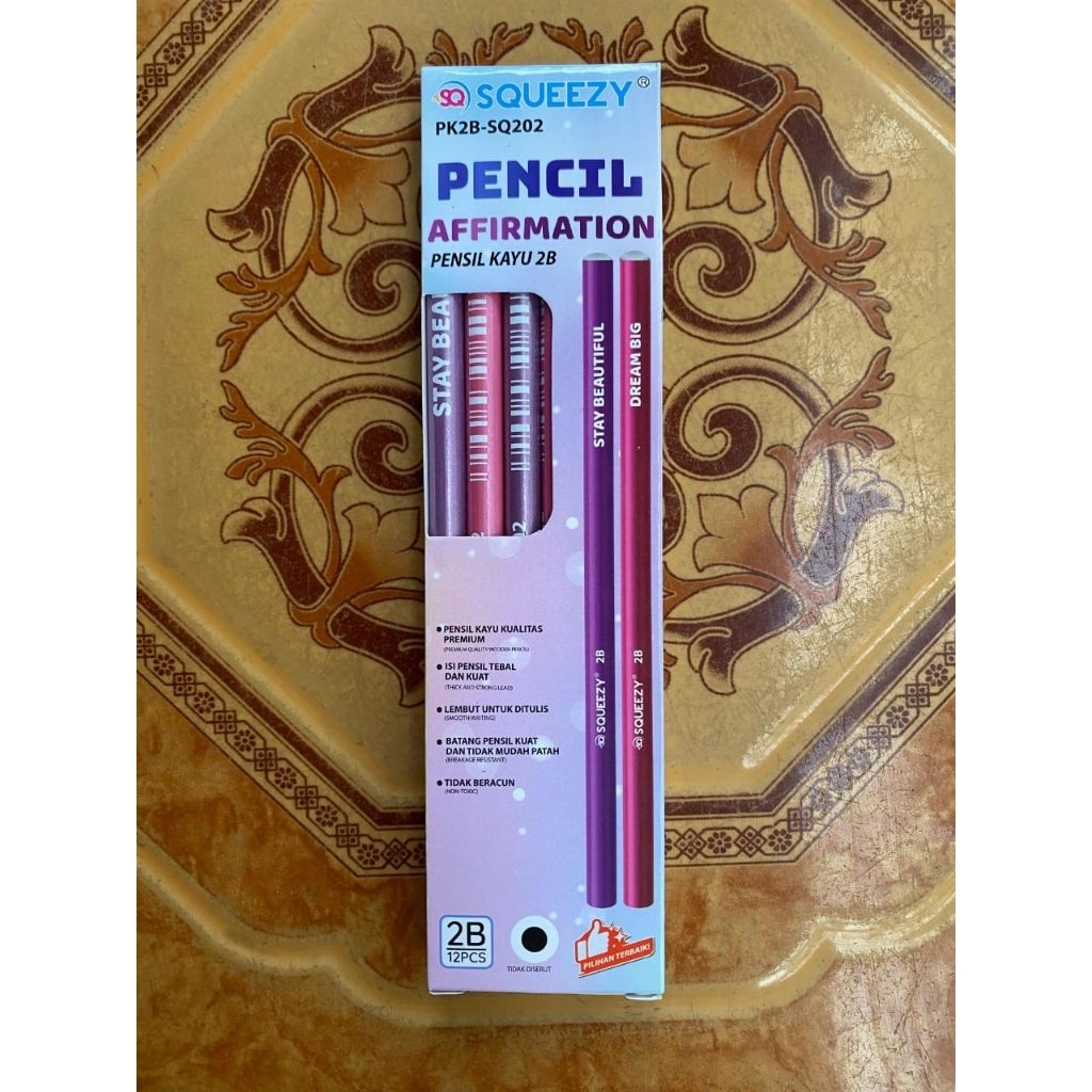 

Isi 12 Pensil 2B SQUEZZY SQ202