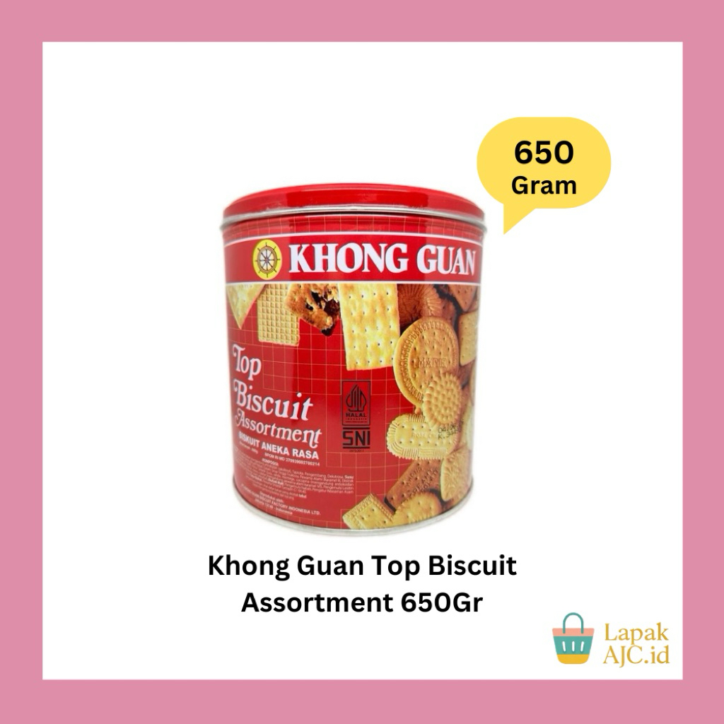 

Khong Guan Top Biscuit Assortment 650Gr Biskuit Renyah Gurih
