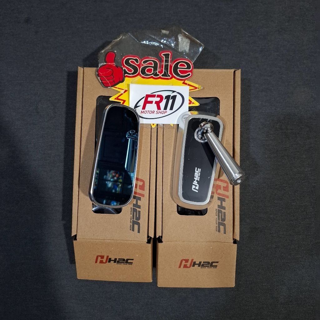 Spion H2c ORI vietnam universal HITAM DAN SILVER.