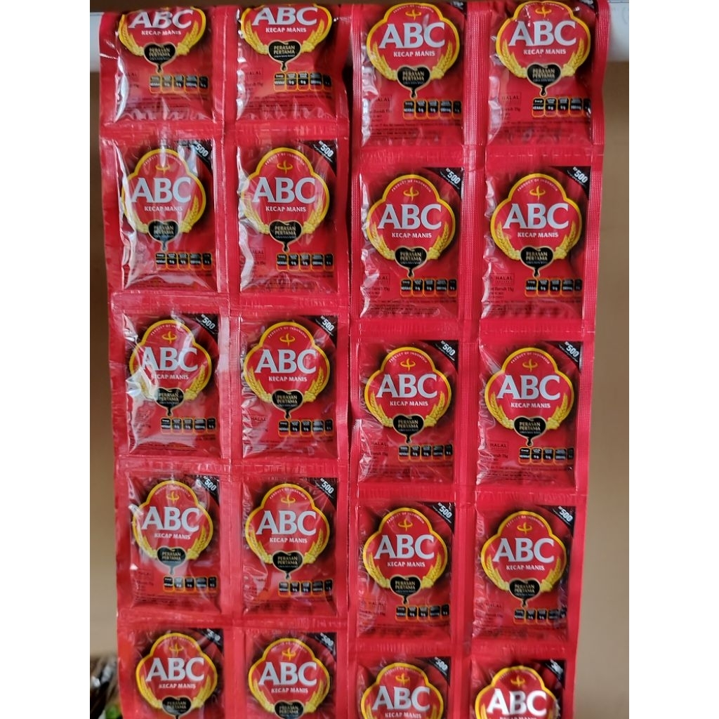

Kecap Manis Cap ABC (1renceng isi 24pcs)