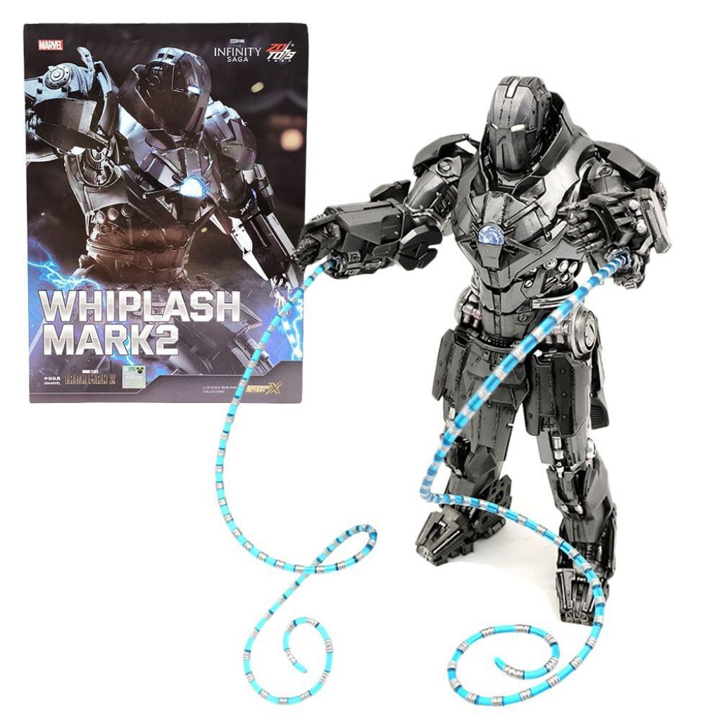 ZD Toys 1/10 scale action figure of Whiplash Mark 2 from the movie Iron Man 2