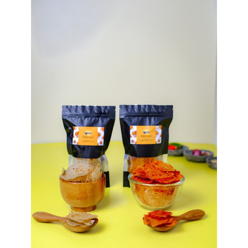 

DzakkirSnack-Keripik Kaca Kripca Ori&Pedas Daun Jeruk Bumbu Rempah 100gr