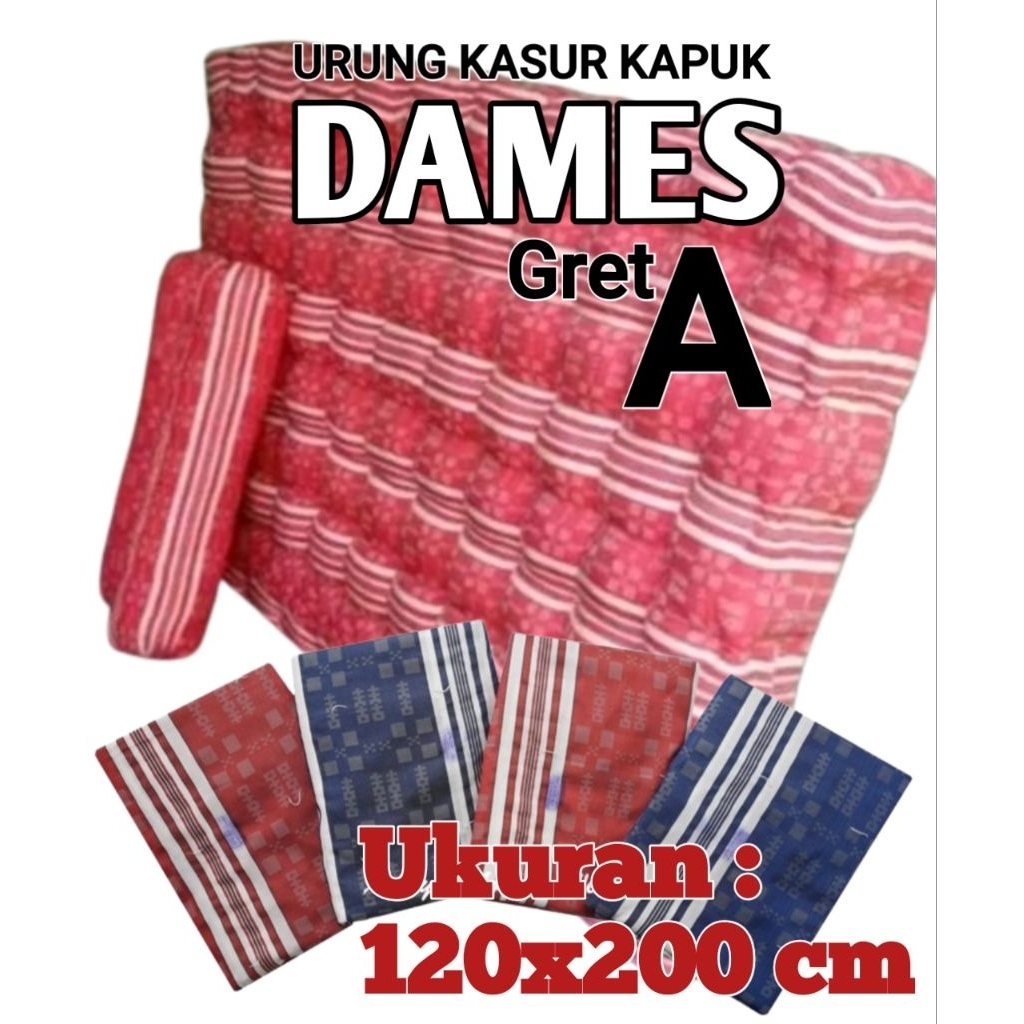 (GREAD A) 120x200 URUNG KASUR KAPUK DAMES/KULIT KASUR KAPUK SINGLE NO.3