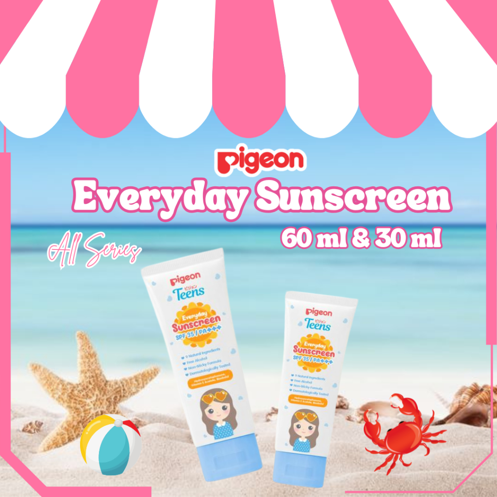 PIGEON TEENS Everyday Sunscreen SPF 35/PA+++ 30ml | original 60ML