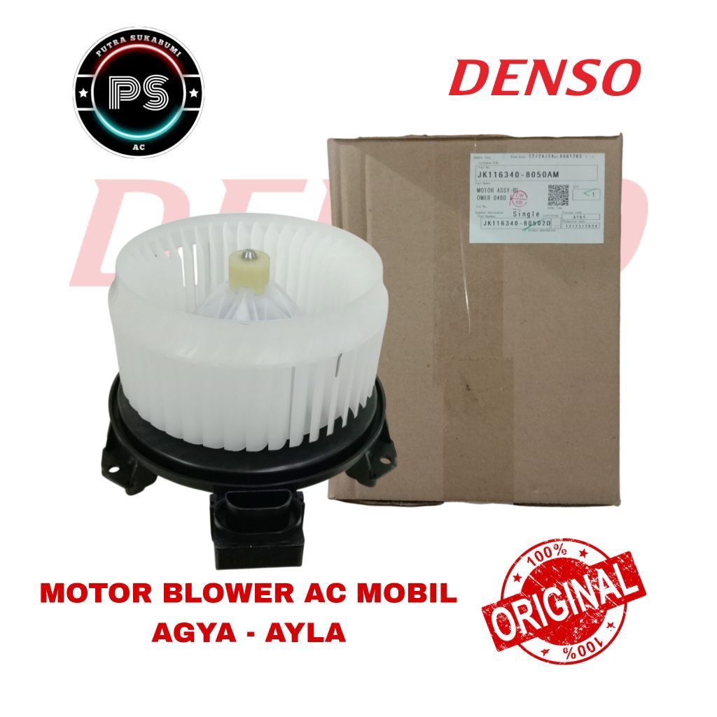 MOTOR BLOWER AC MOBIL ORIGINAL DENSO AGYA AYLA
