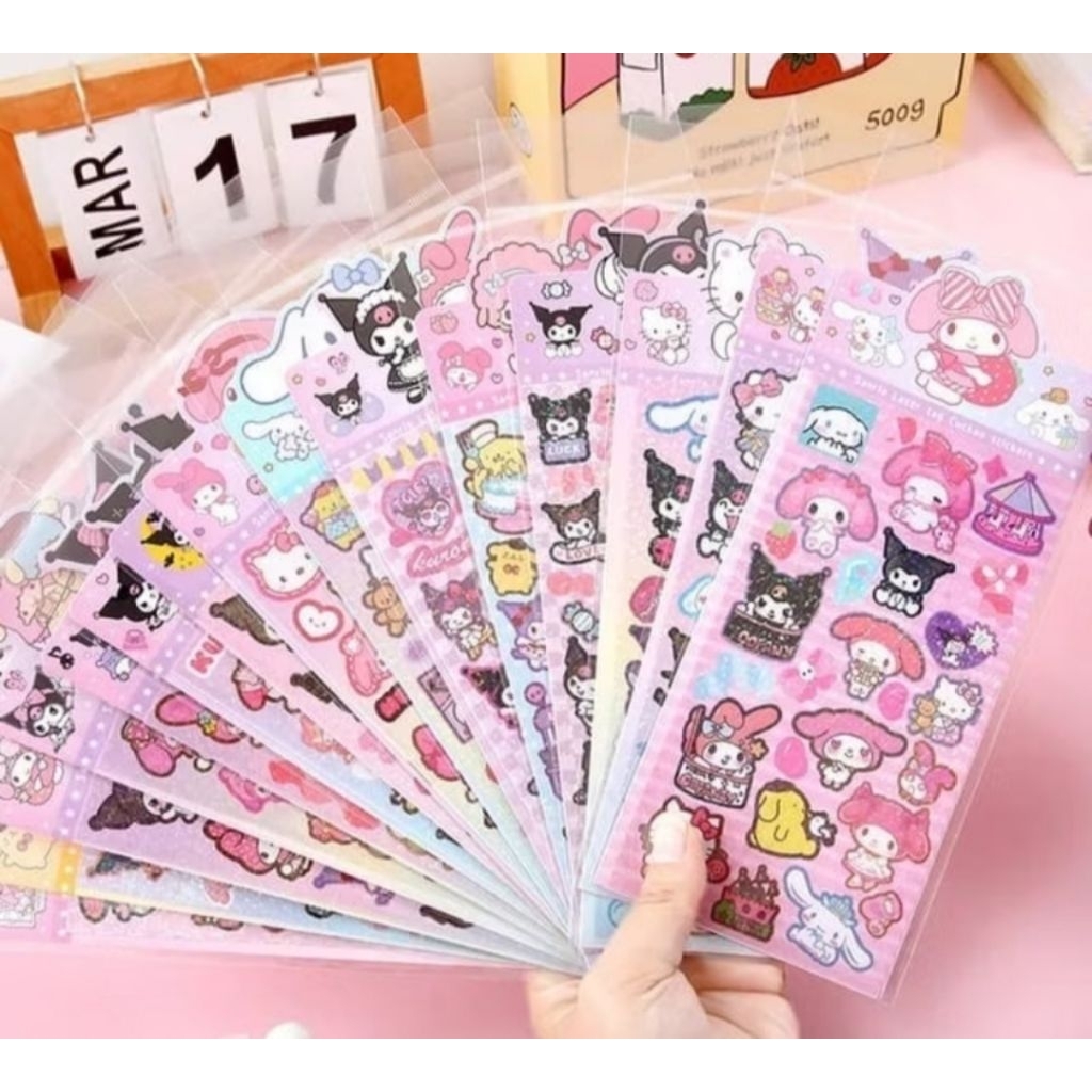 

Stiker lucu / stiker dekor acrylic / stiker kartun