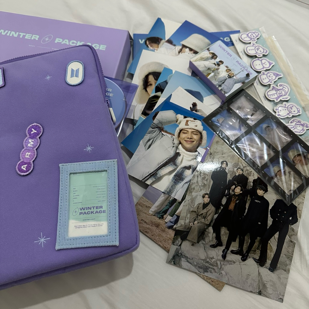 [unsealed] official BTS Winter Package 2021 Fullset no pc (photo film taehyung)