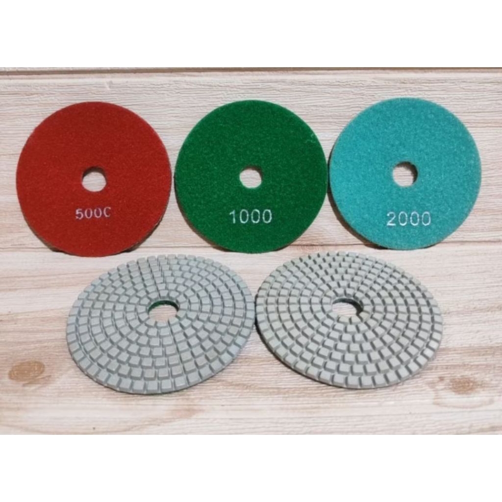 Diamond Polishing Pad Poles Marmer Granit Batu Amplas Lantai Mata Gerinda Diamond Flexiable Mata Gre