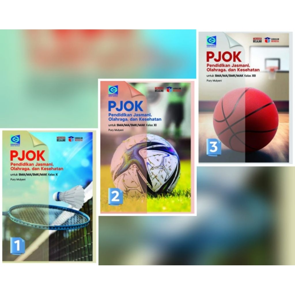 PJOK untuk SMA kelas 10,11,12 Merdeka Grafindo