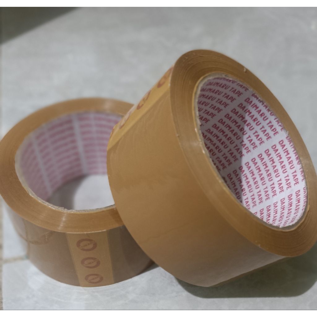 

lakban daimaru warna coklat panjang 90 yard