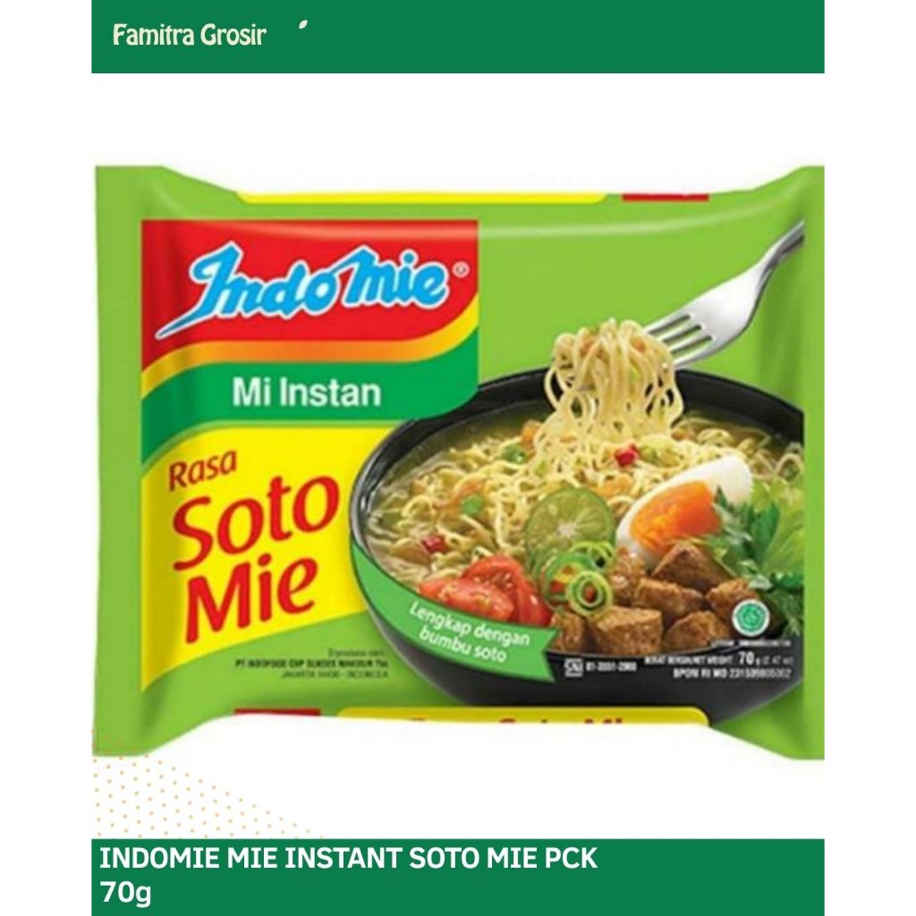 

INDOMIE MIE INSTANT SOTO MIE