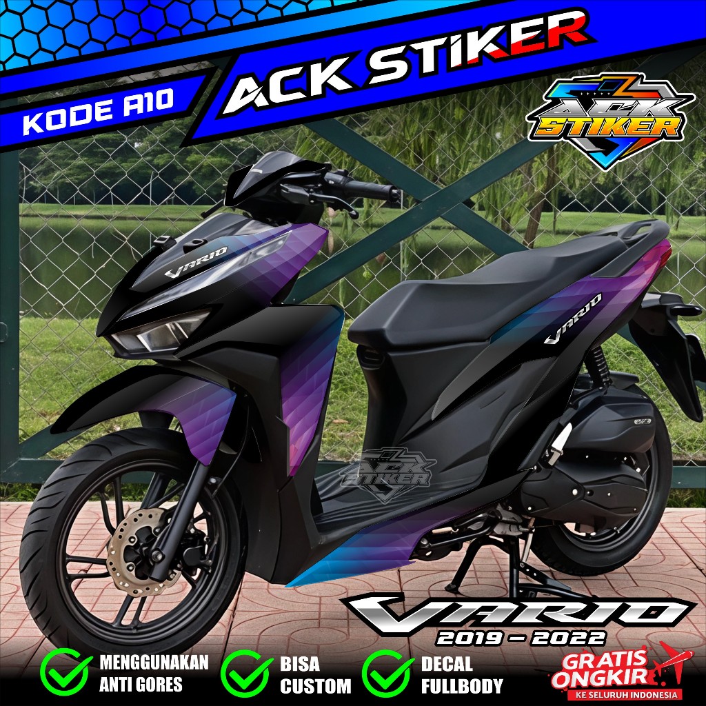 (COD) TERBARU Decal Sticker Honda Vario New 125 150 Full body - Stiker Skotlet Modifikasi All New Va