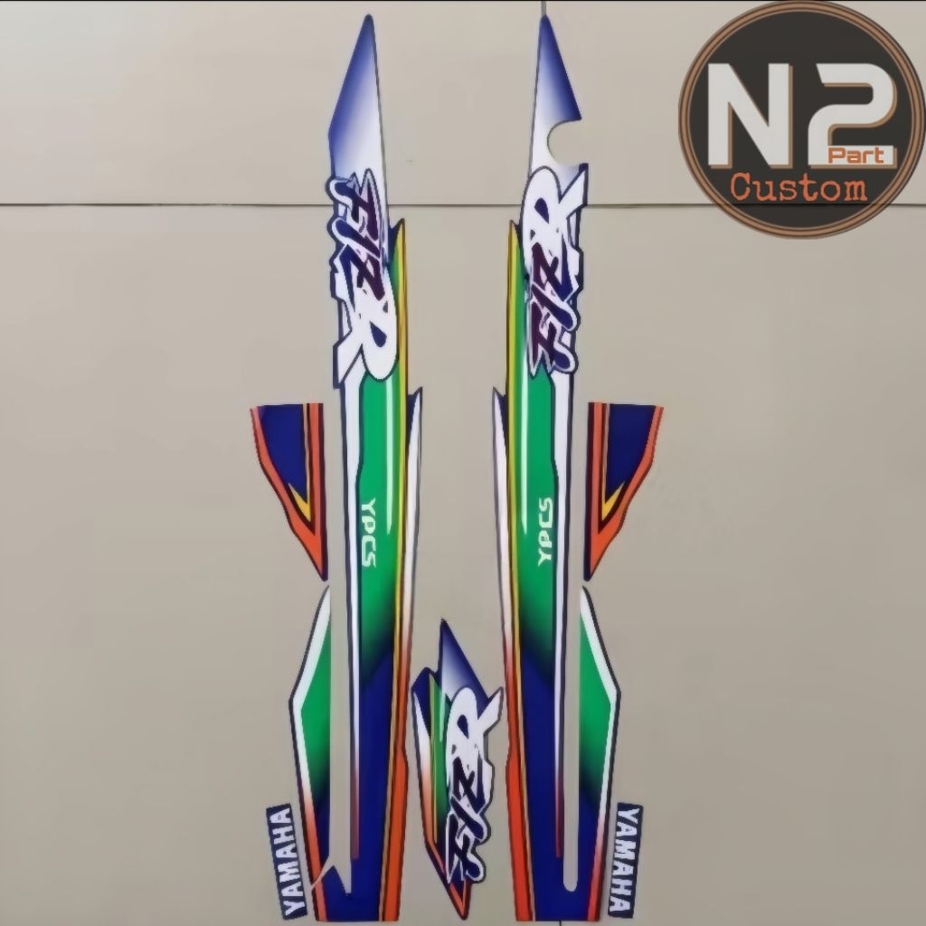 Striping Yamaha Fiz r 1997 1998 biru Stiker list body motor berkualitas terbaik