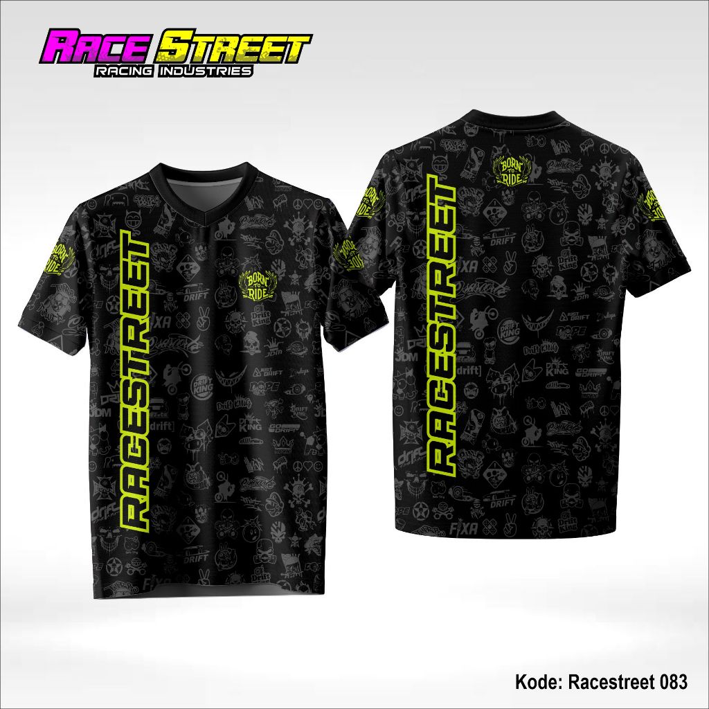 Kaos Racing Race Street Jersey Racing Keren Kaos Motor Automotif