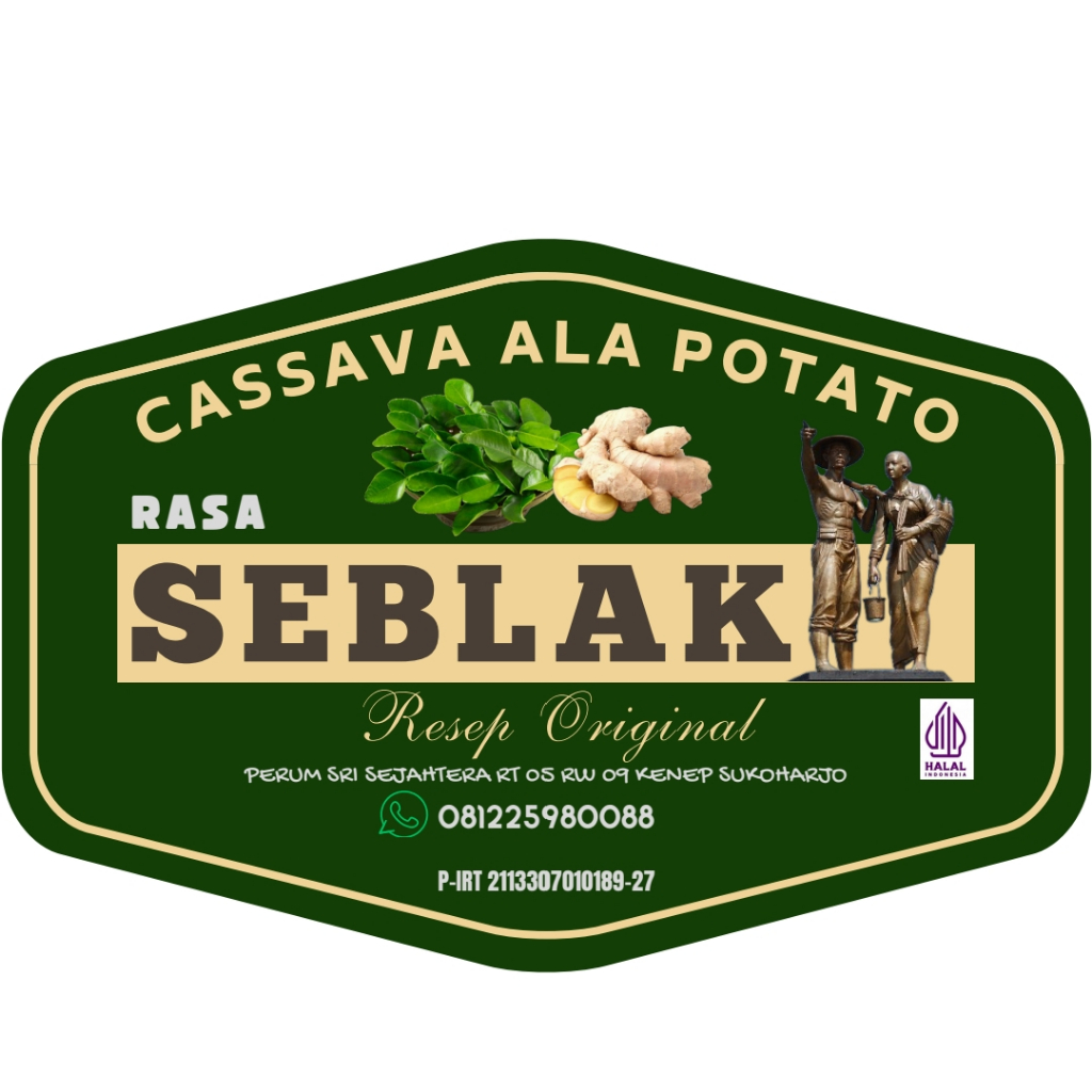 

Kripik kentang ala singkong rasa SEBLAK