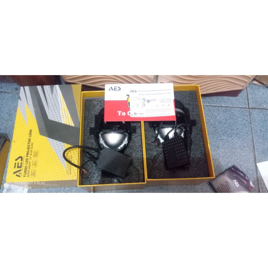 lampu biled aes 3inc sepasang second