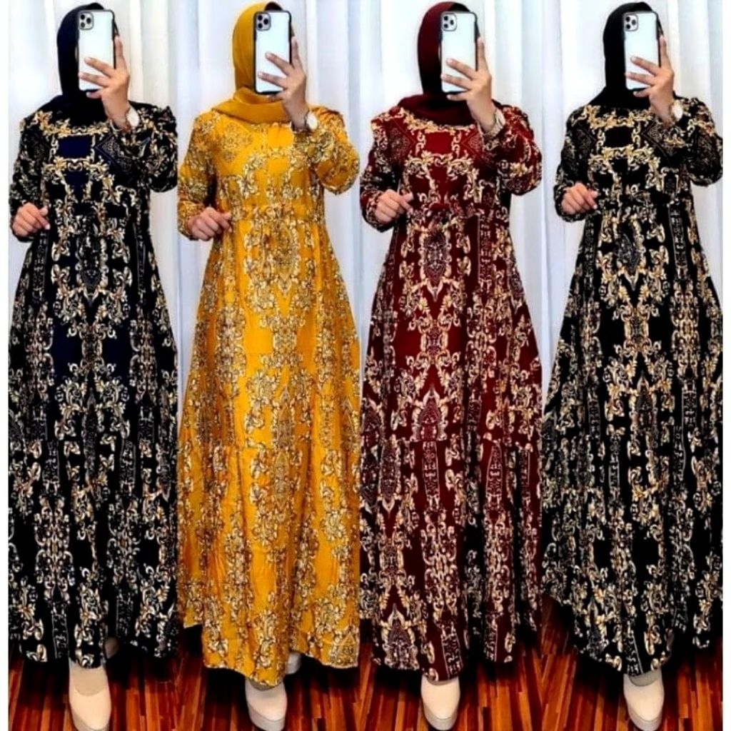 Gamis Jersey motif