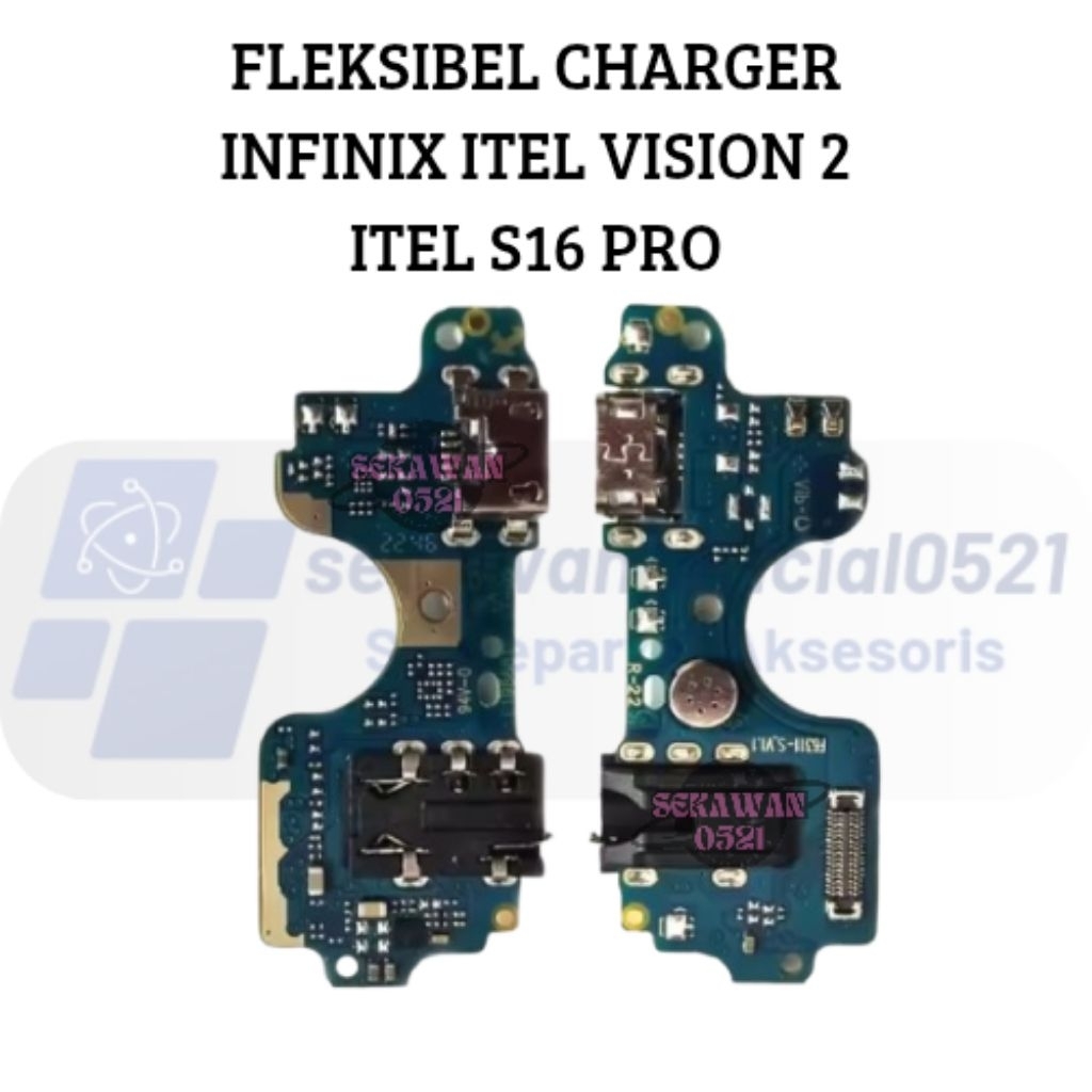 FLEKSIBEL CHARGER INFINIX ITEL VISION 2 / ITEL S16 PRO Original