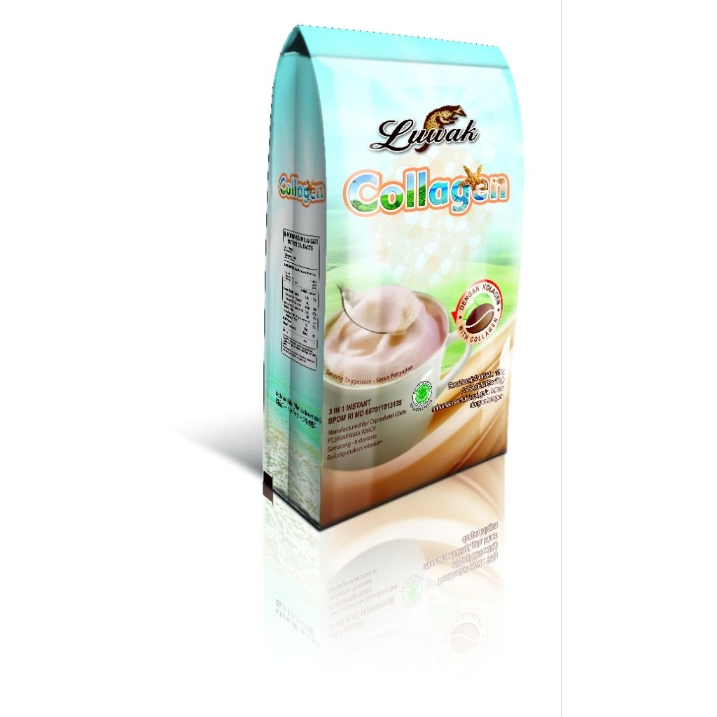 

Luwak White Koffie Collagen Bag isi 5x25gr