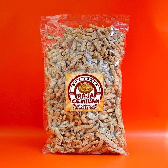 

1Kg Basreng Stik Original Daun Jeruk Renyah Kriuk Baso Goreng Rempah Raja Cemilan Snack Kiloan