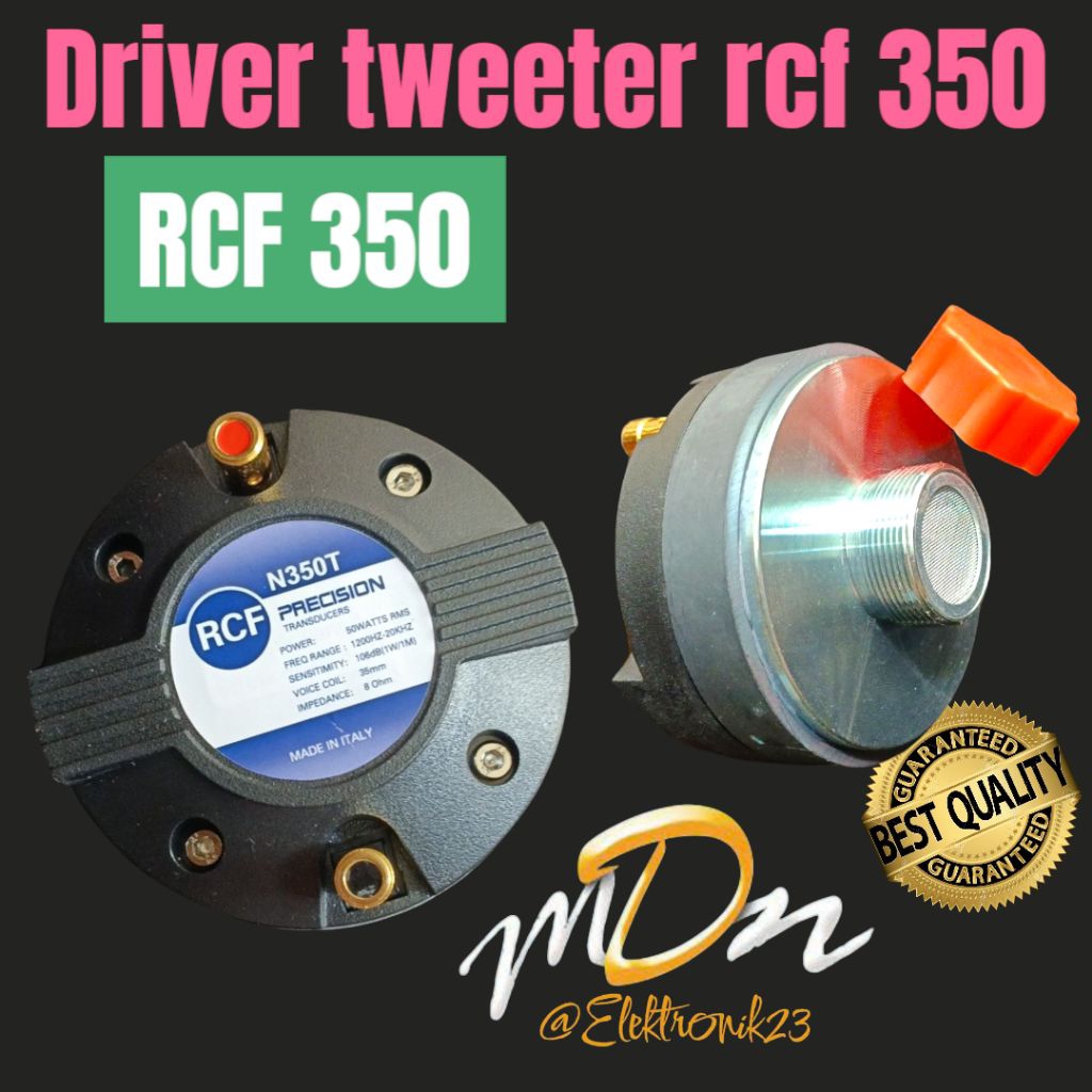 DRIVER SPOOL TWEETER RCF 350 MODEL DRAT DRIVER RCF 350
