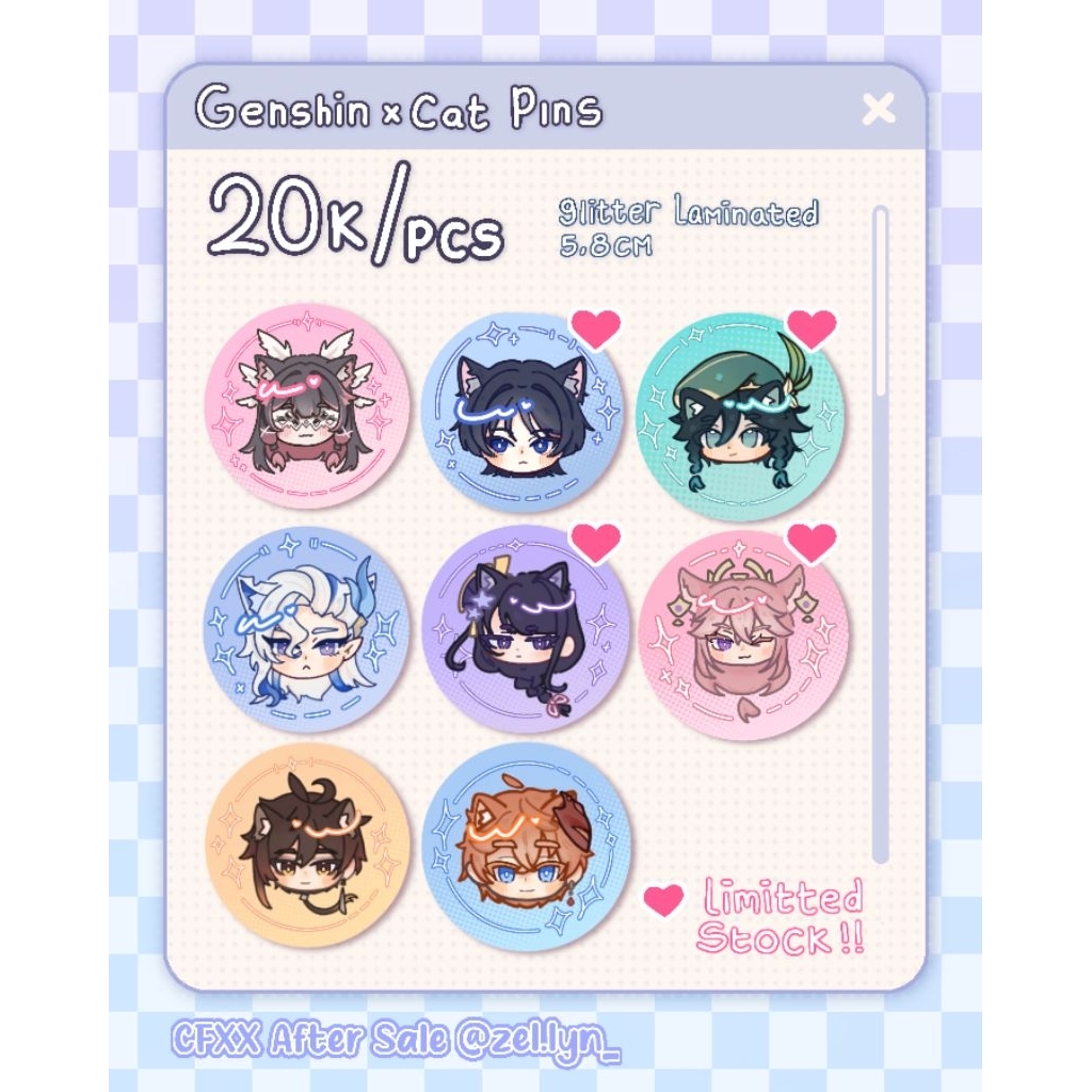 Pin Gensin impact (Baca deskripsi  )